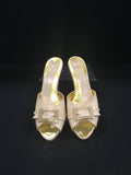 Fendi Women's Ivory Size 8 Mules