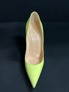 Christian Louboutin Women's Neon Yellow Size 7 Pumps