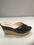 Prada Women's Black Size 9 Wedge-Shoes